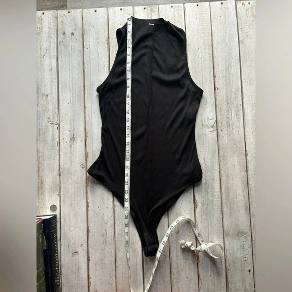 BP | stretch | ribbed | black | bodysuit | M - Picture 3 of 12